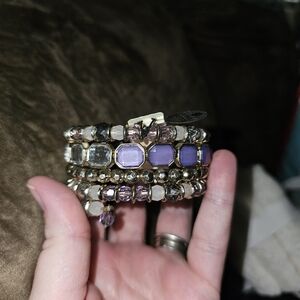 Purple wrap bracelet